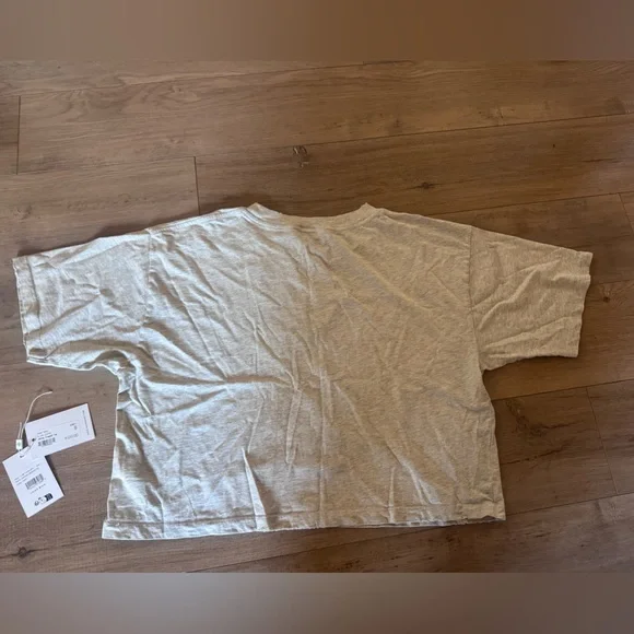 Anine Bing Women's Distressed cropped Johnny Tee - Picture 7 of 8